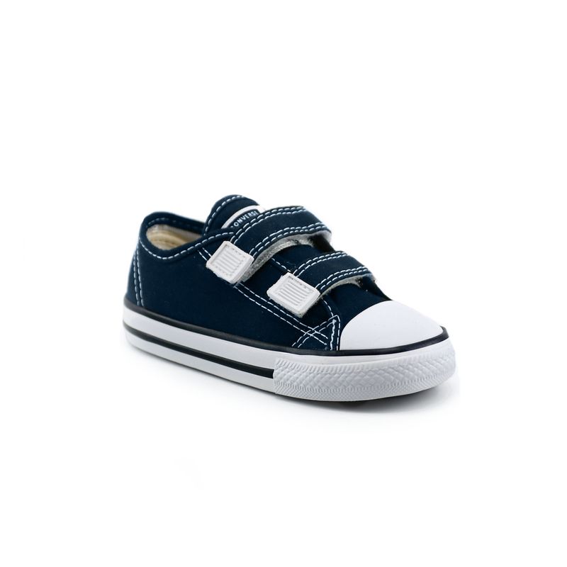 all star azul marinho velcro