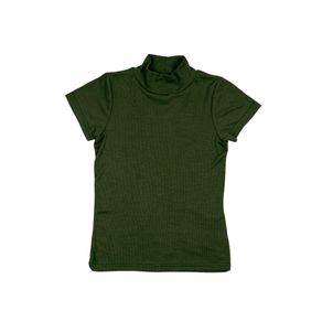 Blusa Gola Alta Feminina Verde Militar M0