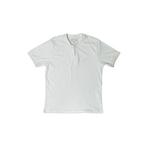 Camiseta Masculina Manga Curta Creme G0